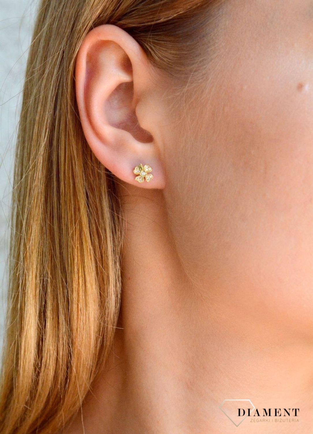 Złote kolczyki damskie 375 wkrętki kwiatki KL 4353 375.jpg